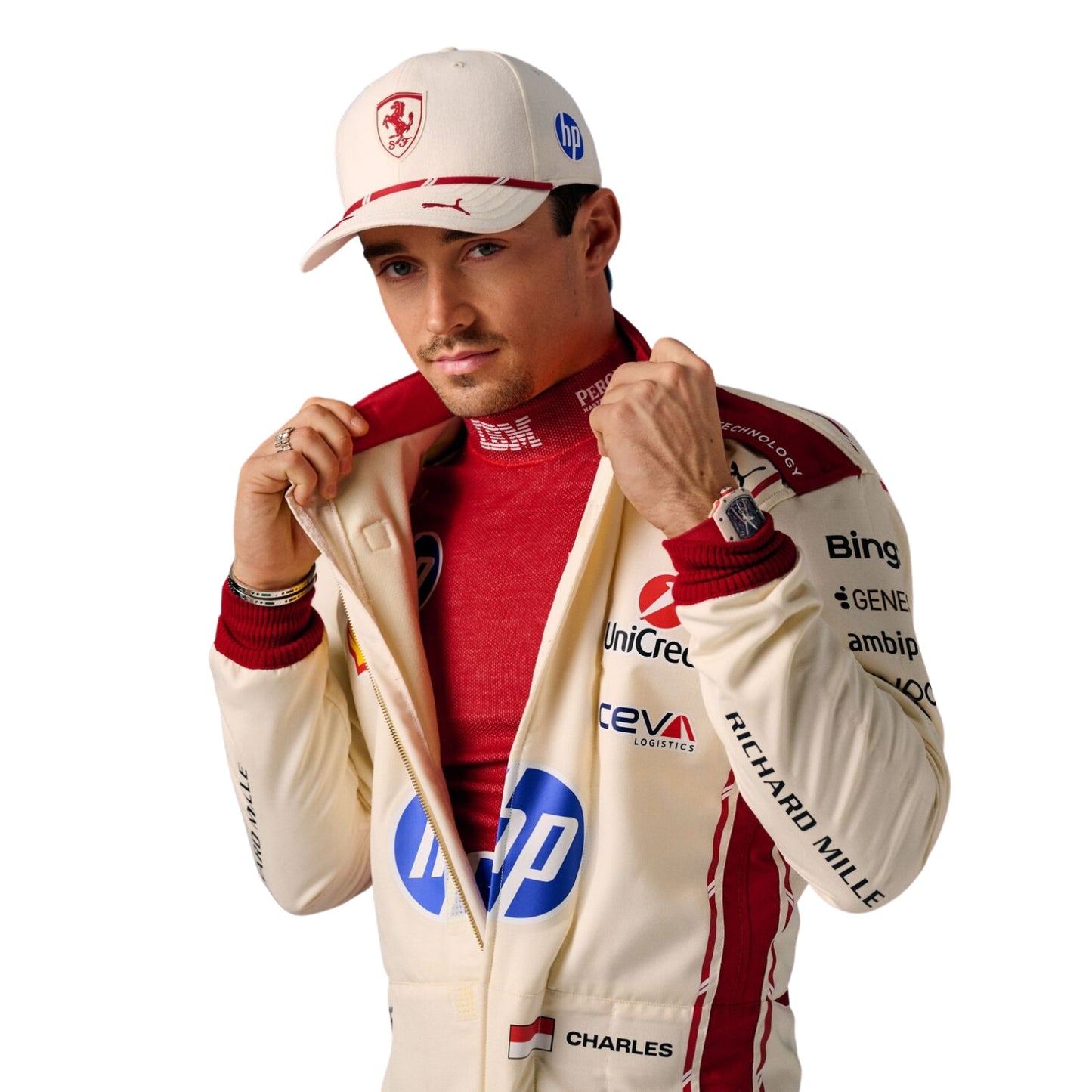 2026 Charles Leclerc Team Ferrari Monaco GP F1 Racing Suit