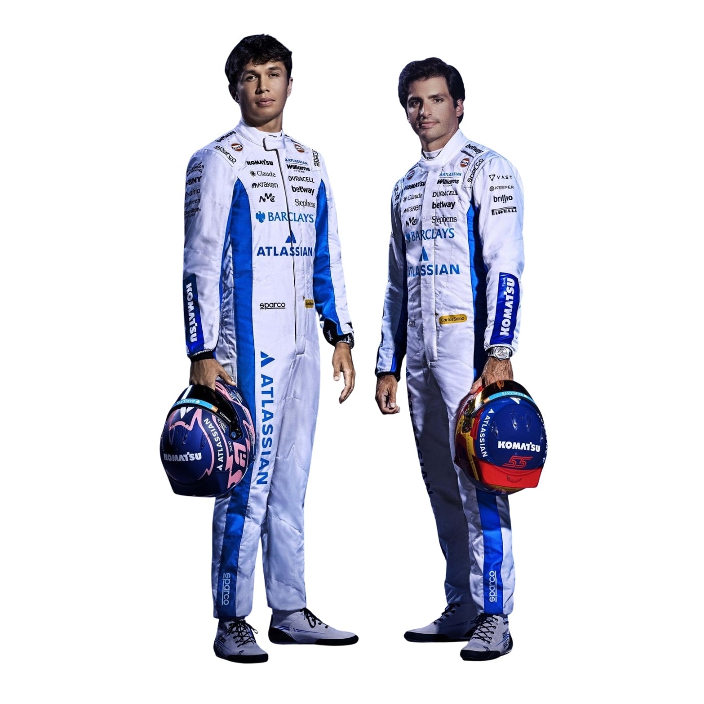 2026 F1 Racing Costume Worn by Carlos Sainz & Alexander Albon - Team Williams