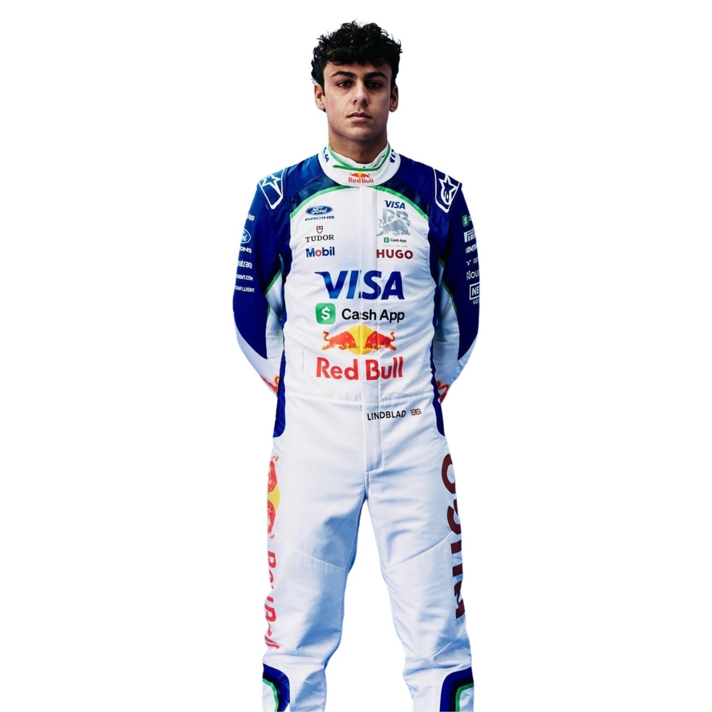 2026 F1 Racing Costume Worn by Liam Lawson & Arvid Lindblad  - Team RB