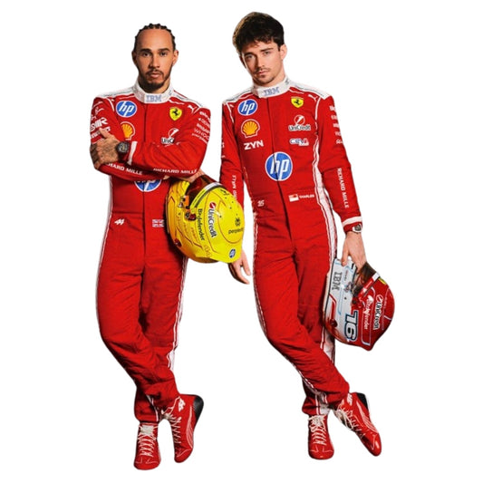 2026 F1 Racing Costume Worn by Charles Leclerc & Lewis Hamilton -Team Ferrari