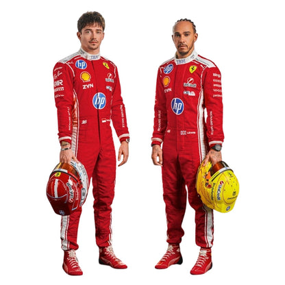 2026 F1 Racing Costume Worn by Charles Leclerc & Lewis Hamilton -Team Ferrari