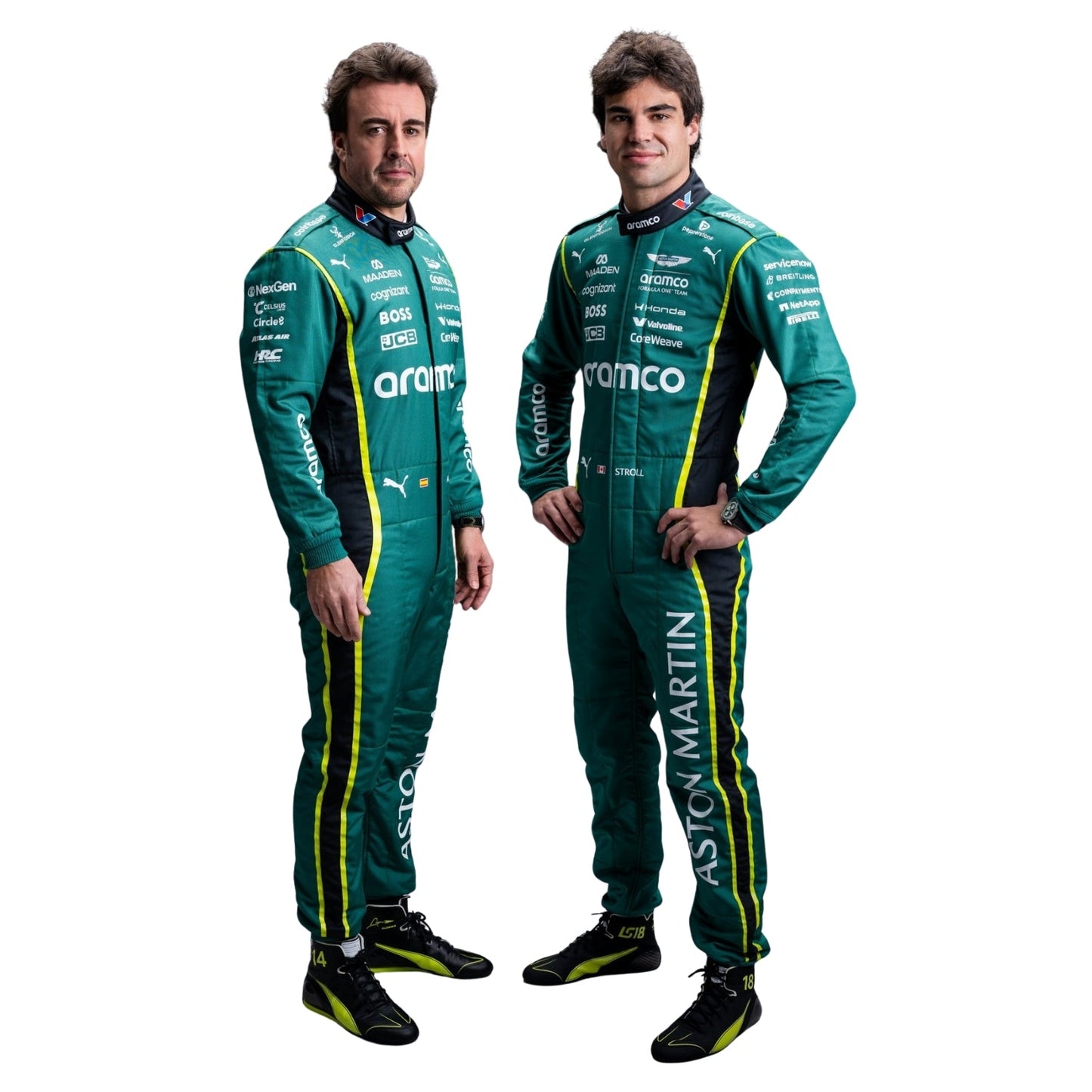 2026 F1 Racing Costume Worn by Fernando Alonso & Lance Stroll - Team Aston Martin