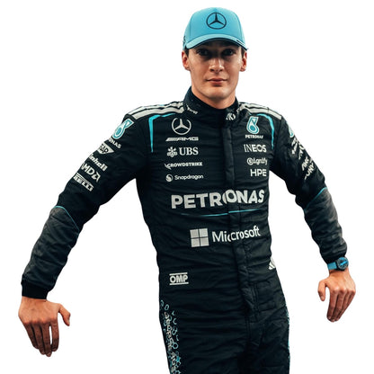 2026 F1 Racing Costume Worn by George Russell & Andrea Kimi Antonelli  - Team Mercedes