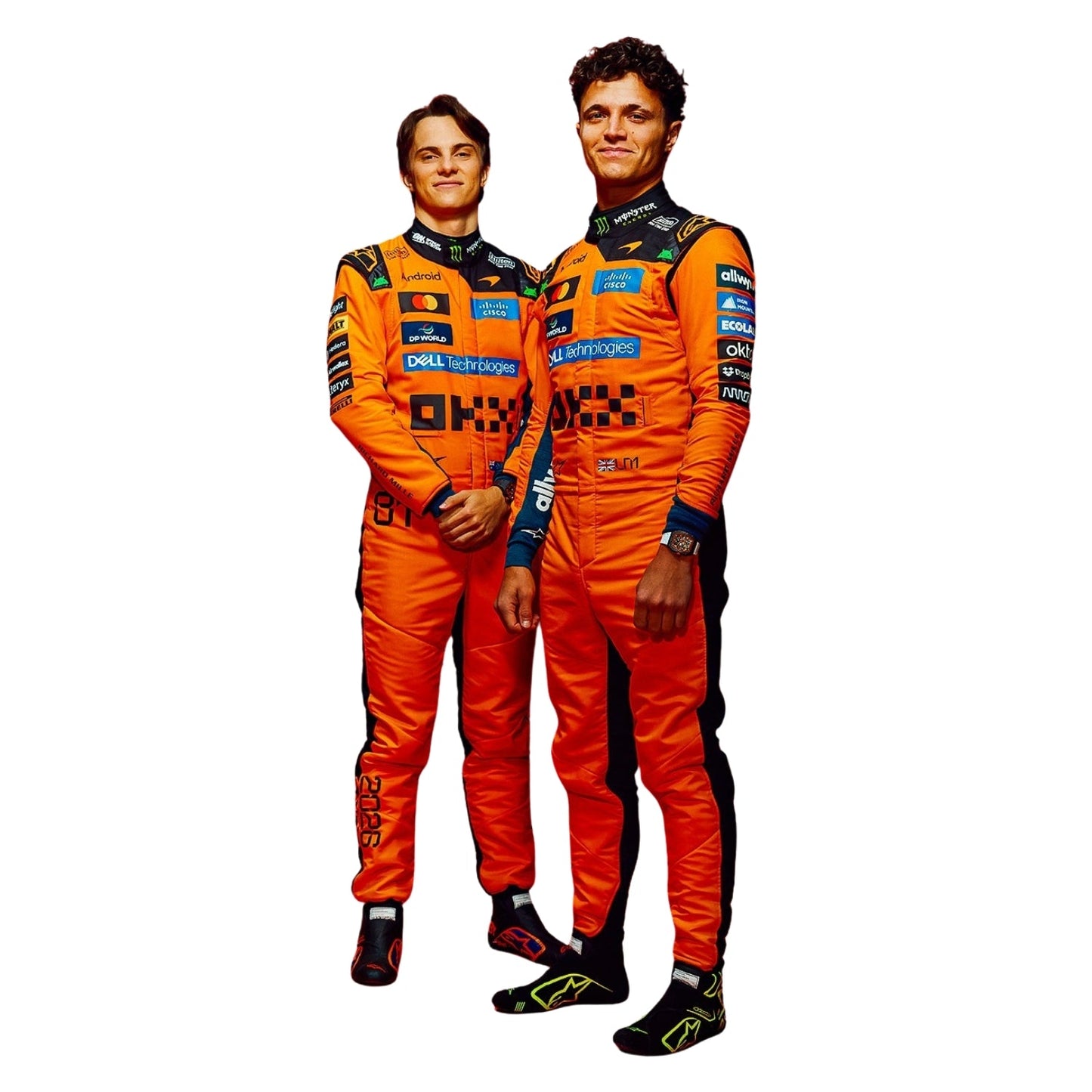 2026 F1 Racing Costume Worn by Lando Norris & Oscar Piastri  - Team McLaren
