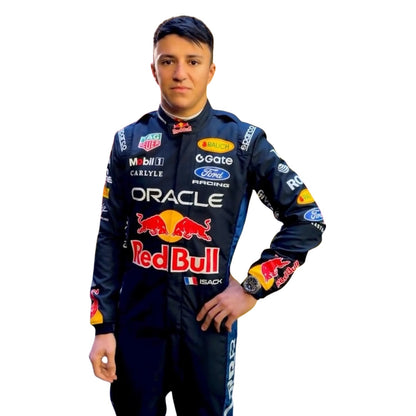 2026 F1 Racing Costume Worn by Max Verstappen & Isack Hadjar- Team Red Bull