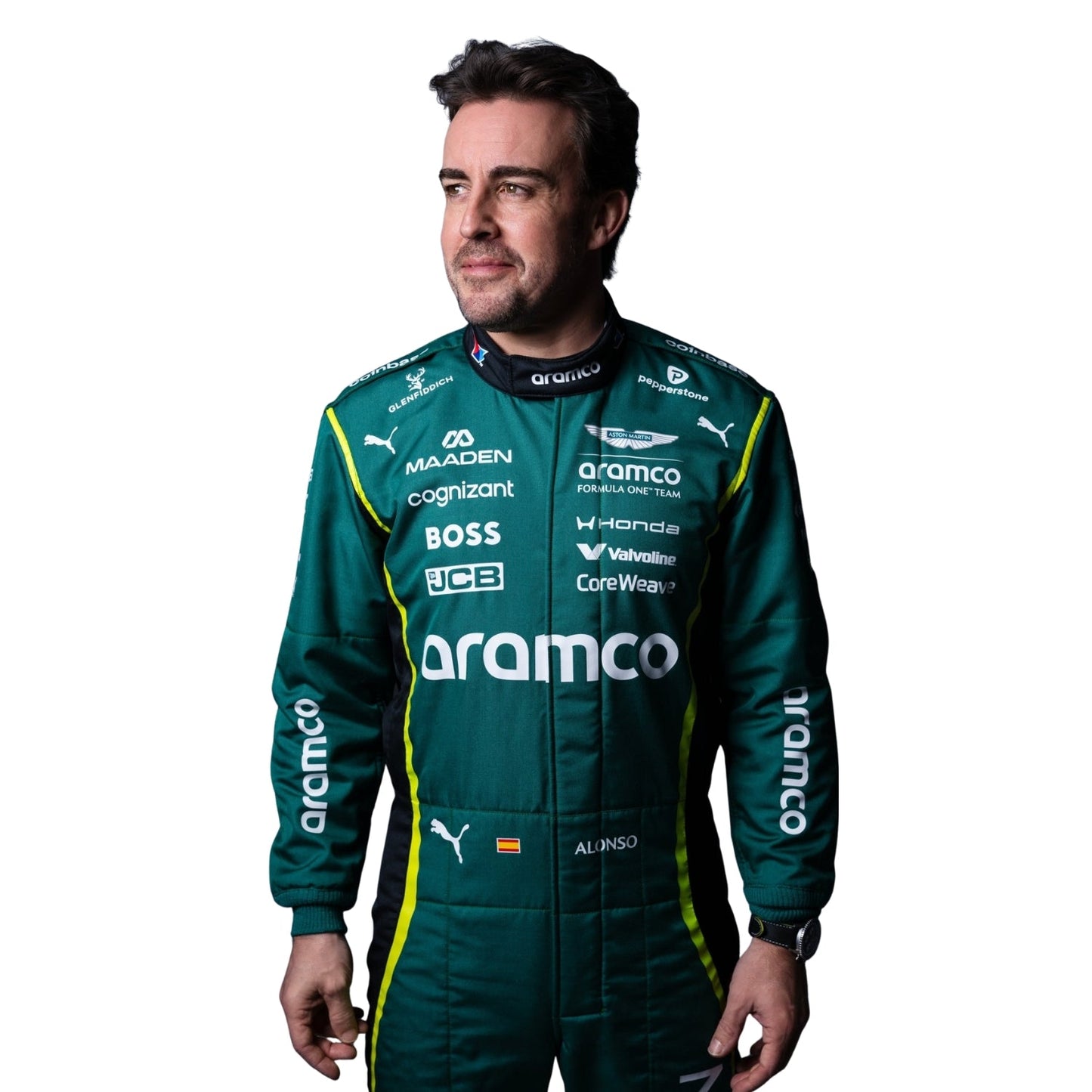 2026 Fernando Alonso Team Aston Martin F1 Racing Suit
