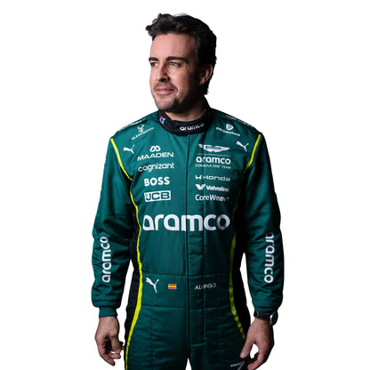 2026 Fernando Alonso Team Aston Martin F1 Racing Suit