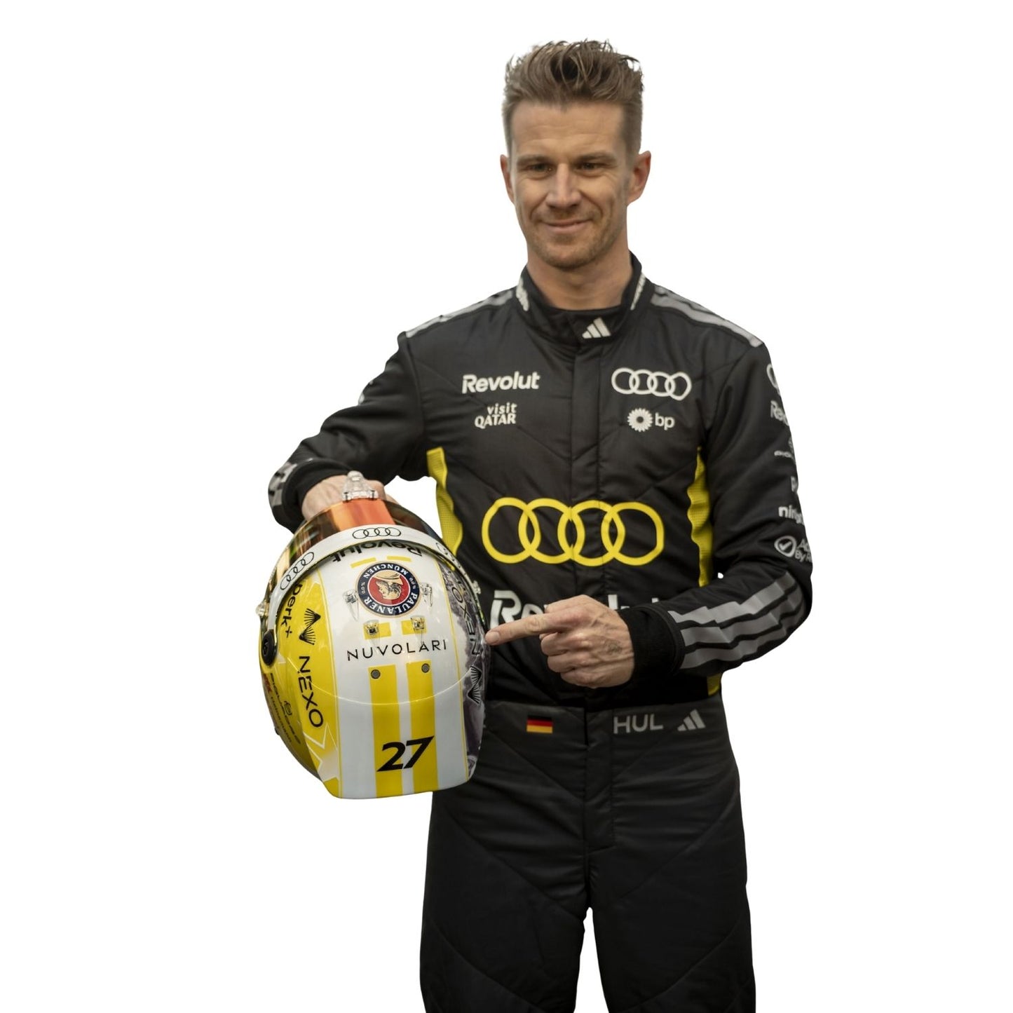 2026 Nico Hulkenberg Team Audi Monaco GP F1 Racing Suit