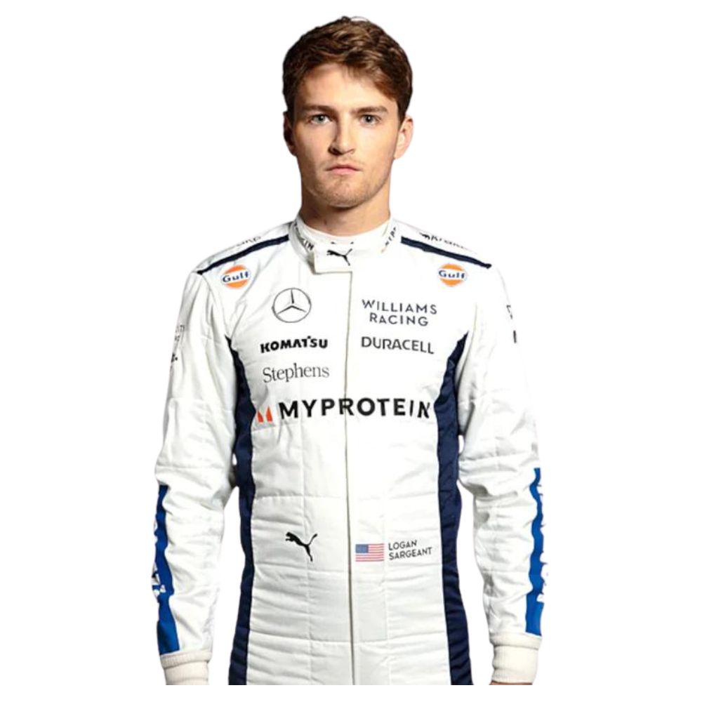 Formula 1 Racing Costume Logan Sargeant Williams 2024-1280