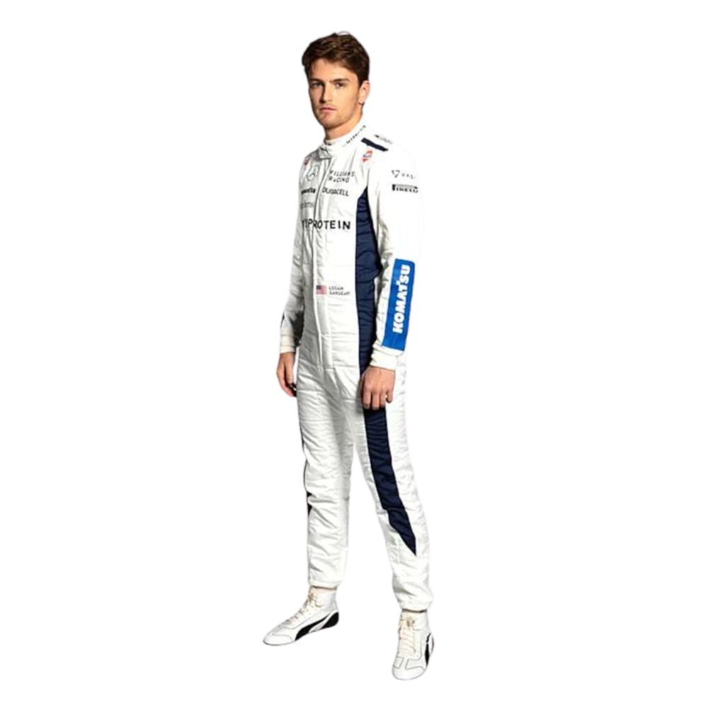 Formula 1 Racing Costume Logan Sargeant Williams 2024-1281